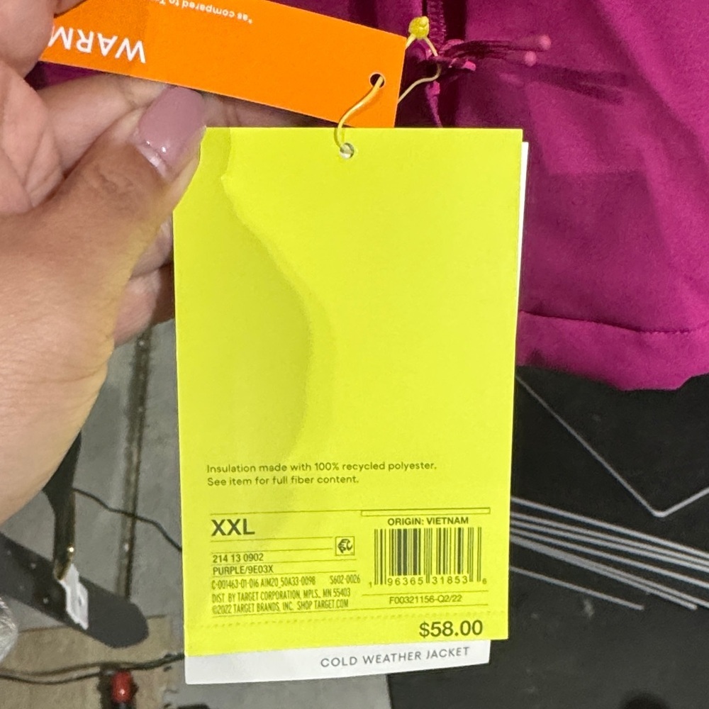 All in Motion Women's Pink Puffer Jacket - Picture 2 of 5